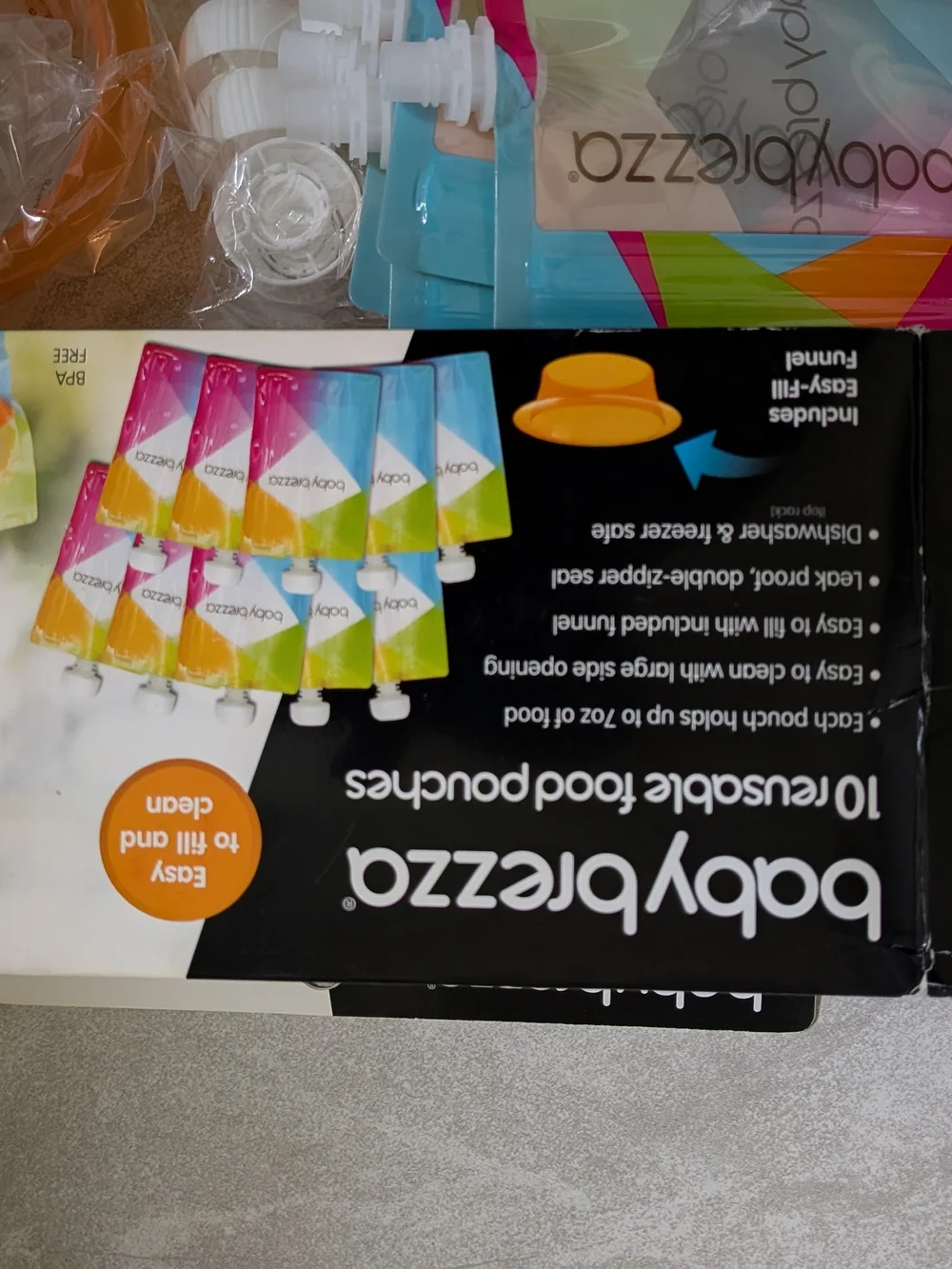 Reusable Food Pouches - Multicolor (10 Pack)